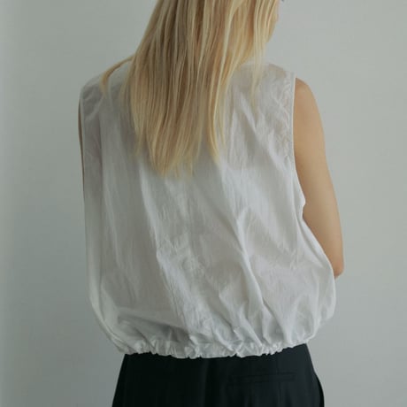 【anuke】Nylon Sleeveless Blouson　※納期3月下旬〜4月下旬