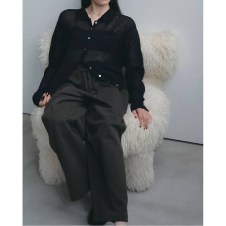 【anuke】Over Knit Shirts
