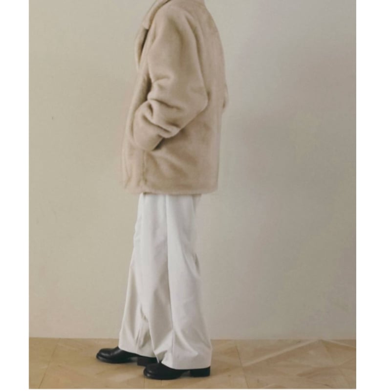 anuke】Eco Minkfur Jacket ※納期11月下旬～12月下旬 | sele