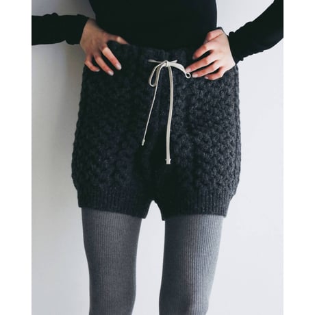 【anuke】Cable Knit Bloomer　※納期9月上旬〜10月上旬