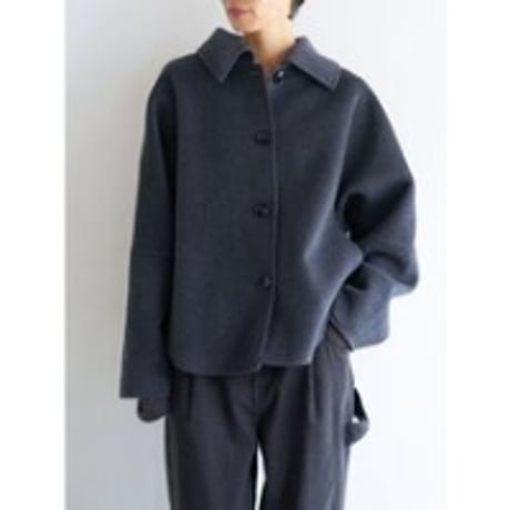 【YENN】W FACE COLLARED JK　※納期：9月中旬〜10月中旬