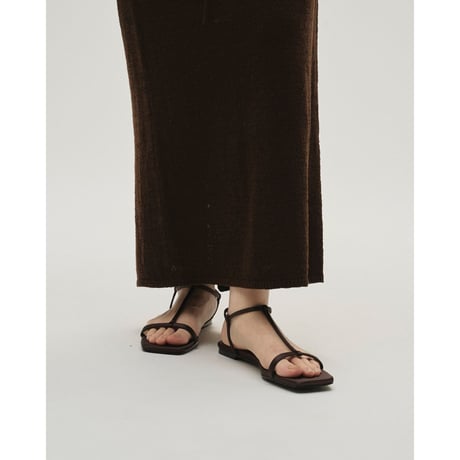【TODAYFUL】Satin Strap Sandals　※納期 5月中旬〜6月中旬