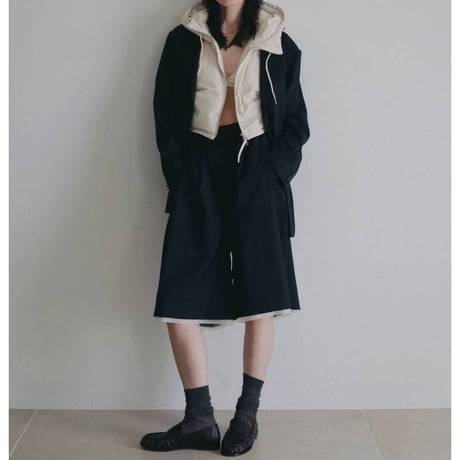 【anuke】Hooded Down Vest　※納期9月中旬〜10月中旬