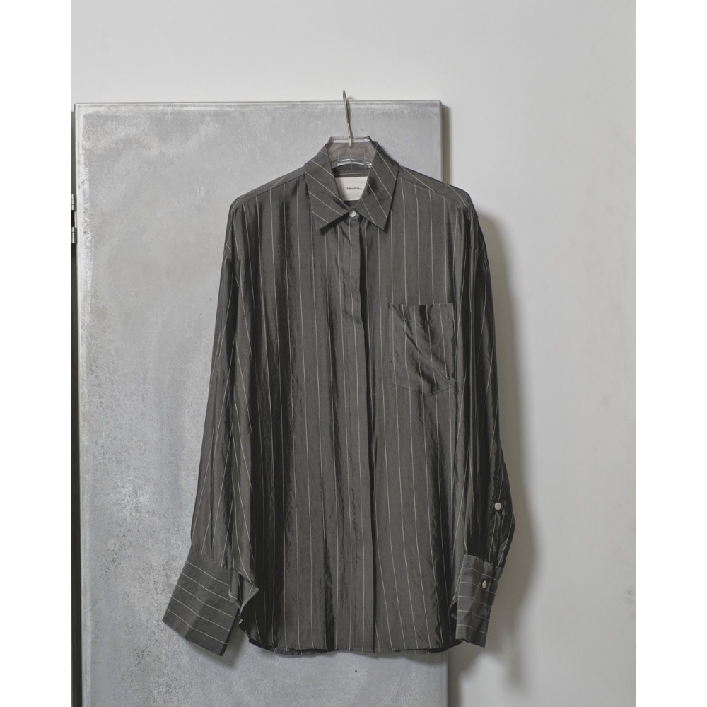 トップス todayful stripe silky shirts TODAYFUL】Stripe Silky Shirts | selectshop kusu