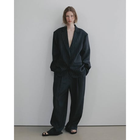 【anuke】Linen Tuck Pants