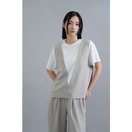 【CYAN TOKYO】レイヤーライクコンビTOPS