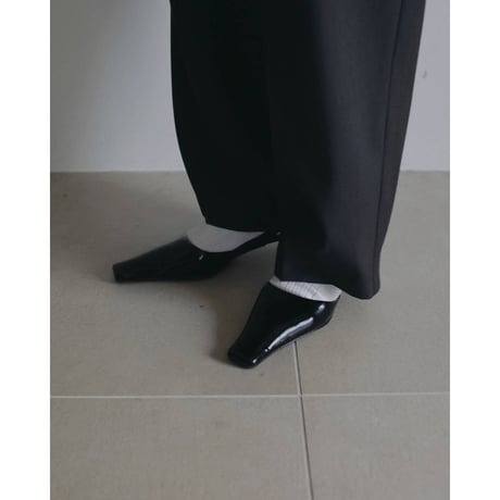 【anuke】Squaretoe Enamel Pumps　※納期7月上旬～8月上旬