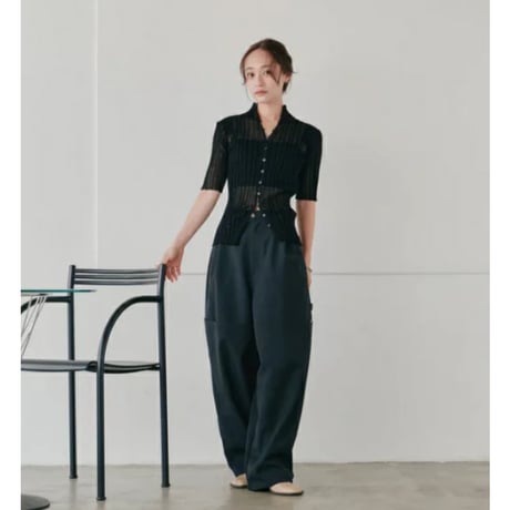 【Hella】high neck rib tops  ※納期4/下〜5/下