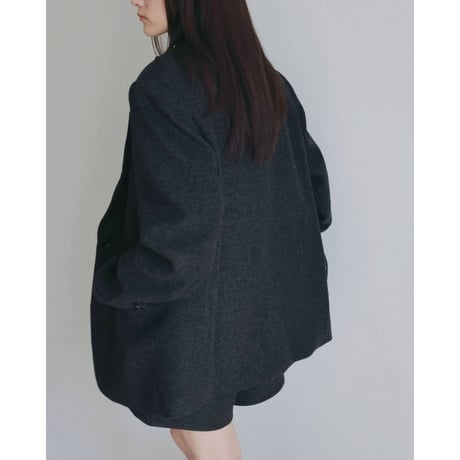 【anuke】Herringbone Wool Jacket　※納期9月中旬～10月中旬