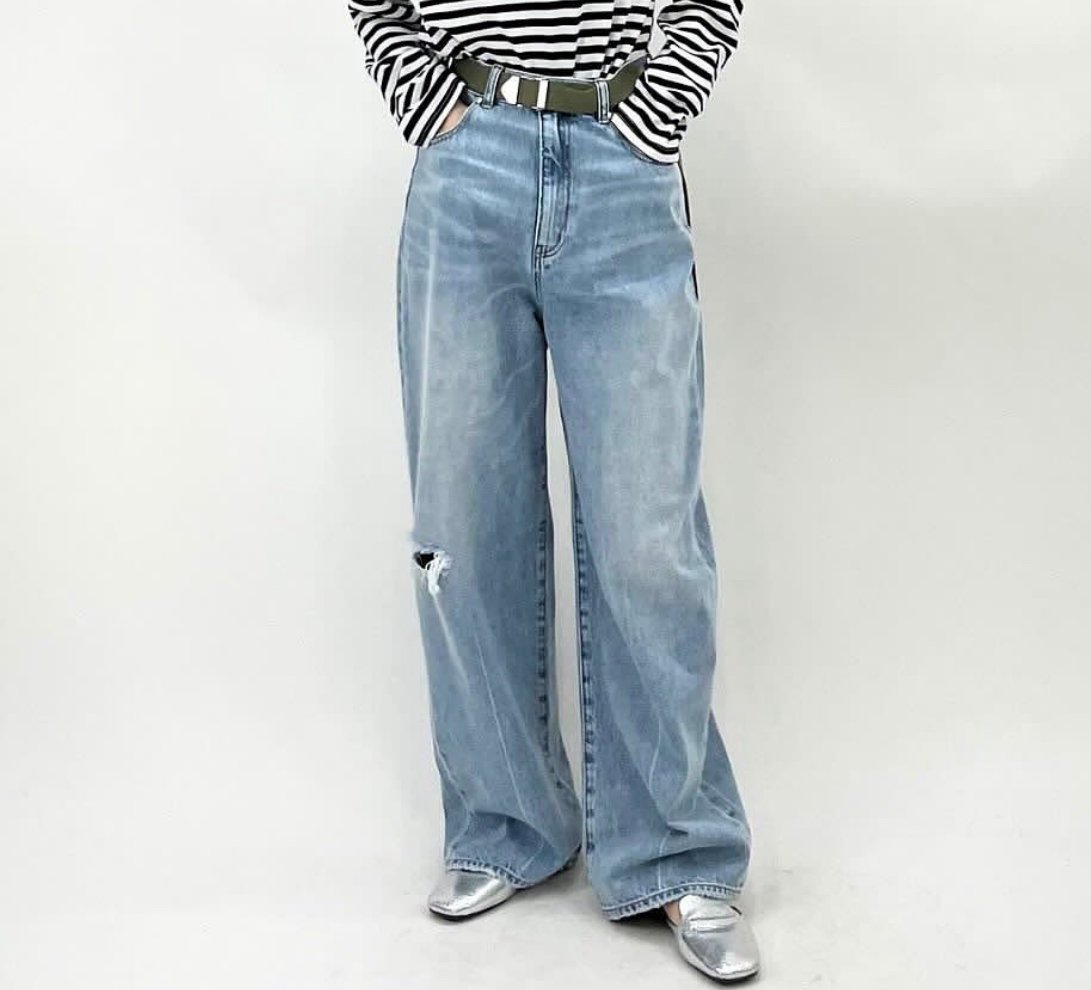 【ラッピング無料】 crash cafune】vintage wide k selectshop | denim パンツ