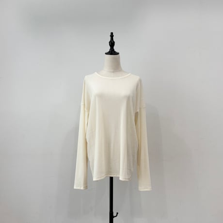 【siro de labonte】crewneck L/S Tshirt