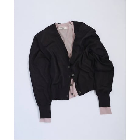 【anuke】Highgauge Sheer Cardigan