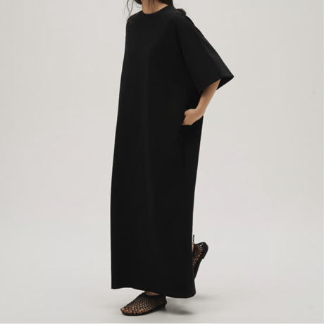 【TODAYFUL】Halfsleeve Easy Dress　※納期3月中旬〜4月中旬