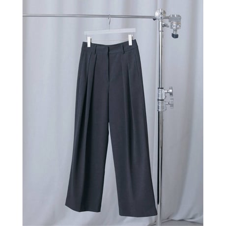 【anuke】Tuck Wide Pants