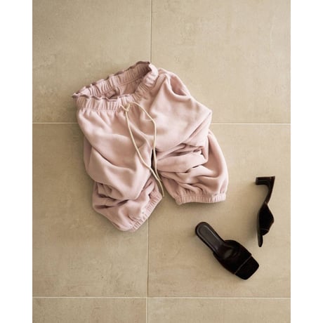【anuke】Fleece Rough Pants　※納期9月中旬〜10月中旬
