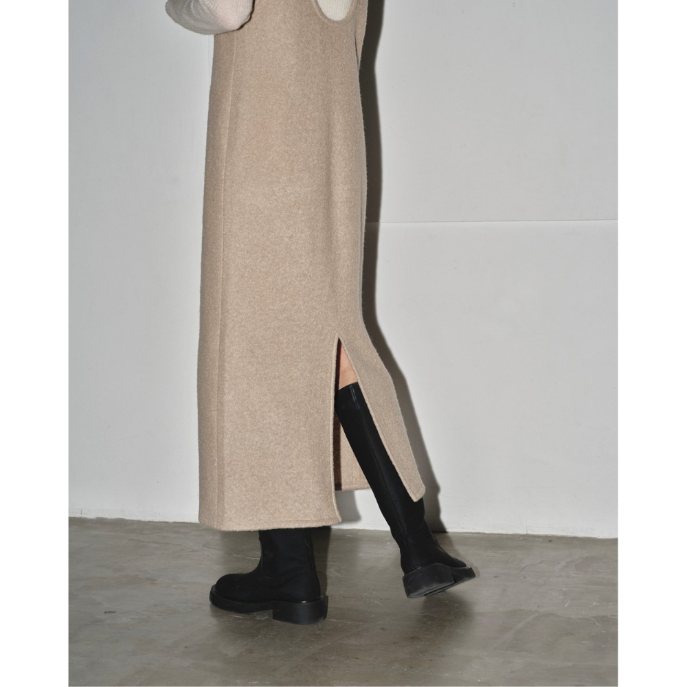 TODAYFUL】Uneck Wool Dress | selectshop kusukusu