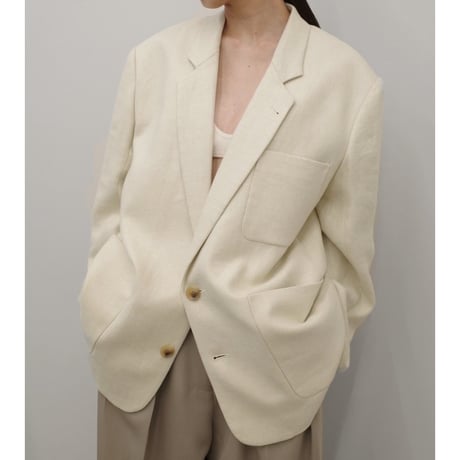 【TODAYFUL】Boyfriend Linen Jacket　※納期3月上旬〜4月上旬