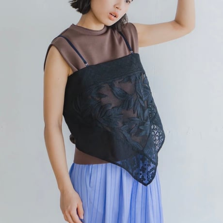 【WHYTO.】lace combination camisole