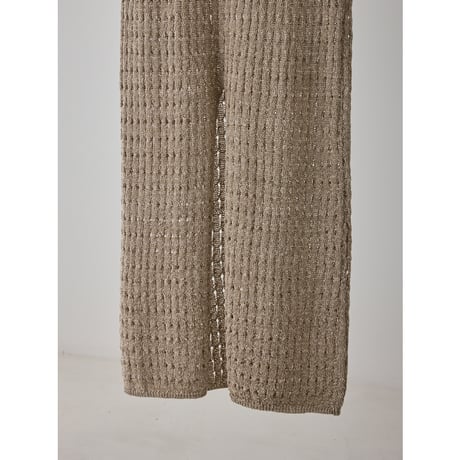【YENN】OPENWORK KNIT OP