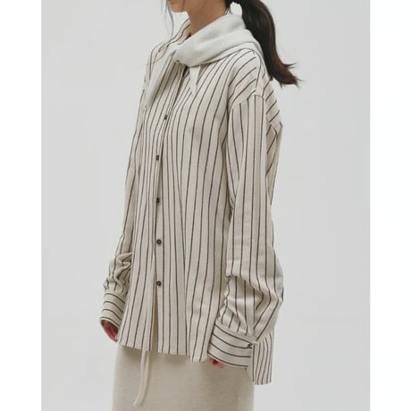 【TODAYFUL】Jacquard Stripe Shirts　※納期11月中旬～12月中旬