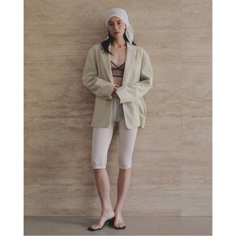 【anuke】Square Clear Sandals　※納期3月下旬～4月下旬