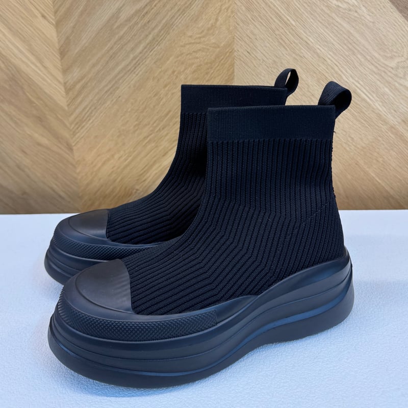 再販✨【ATELIER BRUGGE】Rain Knit boots | selectshop