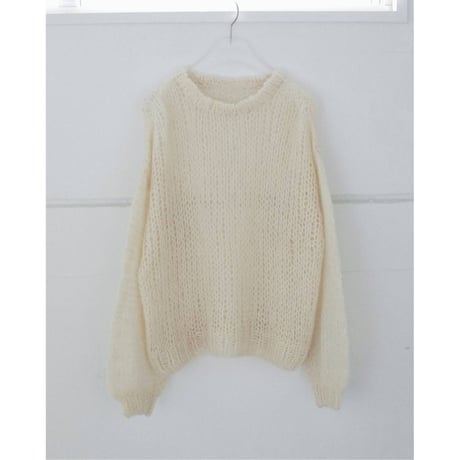 【anuke】Lowgauge Mohair Knit