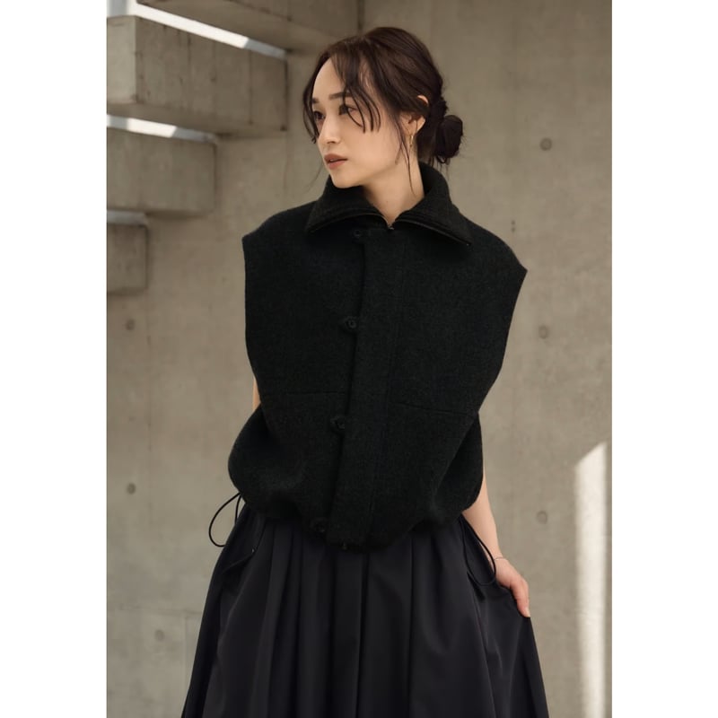 Hella】WOOL HIGHNECK VEST | selectshop kusukusu