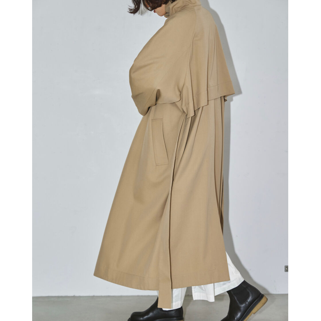 Standcollar Trench Coat | selectshop kusukusu Standcollar Trench Coat | selectshop kusukusu