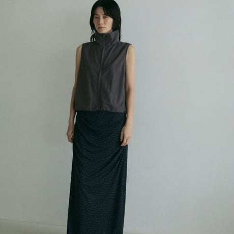 【anuke】Nylon Sleeveless Blouson　※納期3月下旬〜4月下旬