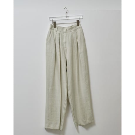 【TODAYFUL】Tuck Linen Trousers  ※納期3/上～4/上