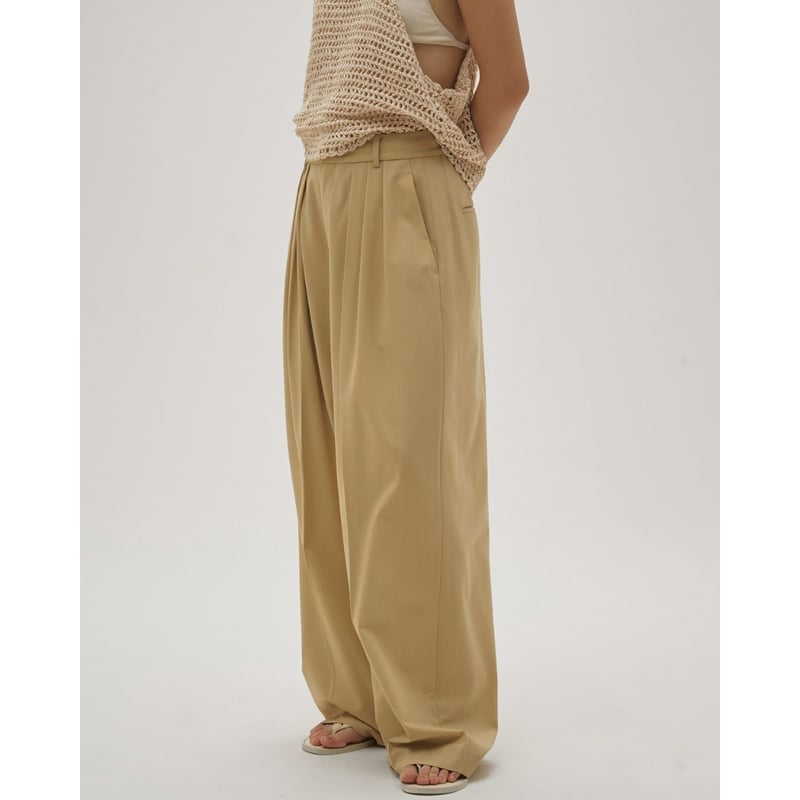 TODAYFUL】Dry Touch Tuck Trousers | selectshop