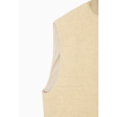 【Hella】WOOL HIGHNECK VEST