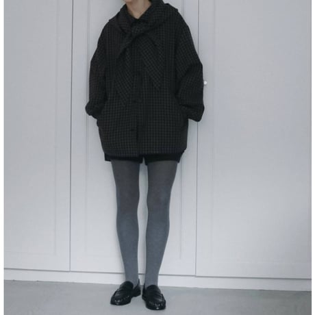 【anuke】Check Coverall Jacket　※納期9月中旬～10月中旬