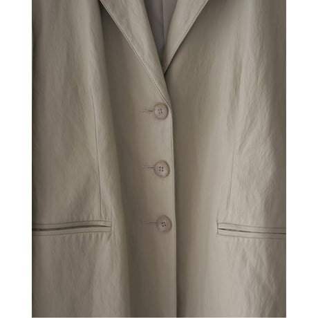 【anuke】Ecoleather Tailored Jacket