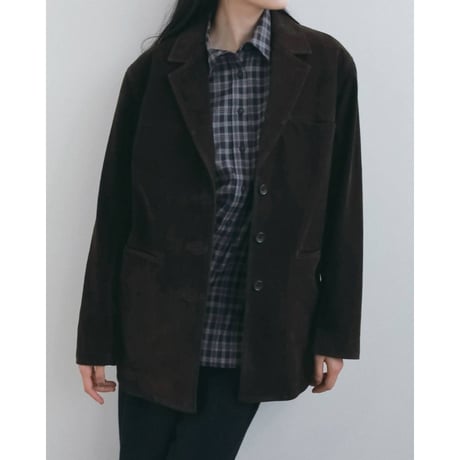 【anuke】Eco Suede Jacket