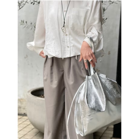 【blancle】M.LEATHER SQUEEZE BIG TOTE bc-1251