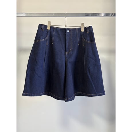 【MARGAUX VINTAGE】ONEWASHデニムハーフパンツ