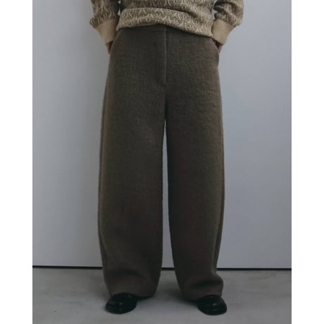 【anuke】Wool Curve Pants　※納期12月中旬～1月中旬