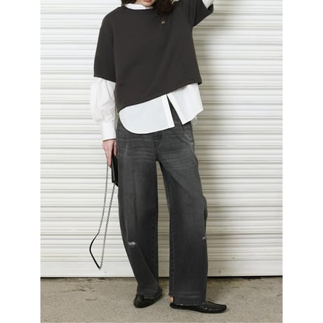 【YENN】DARTS FORM TEE