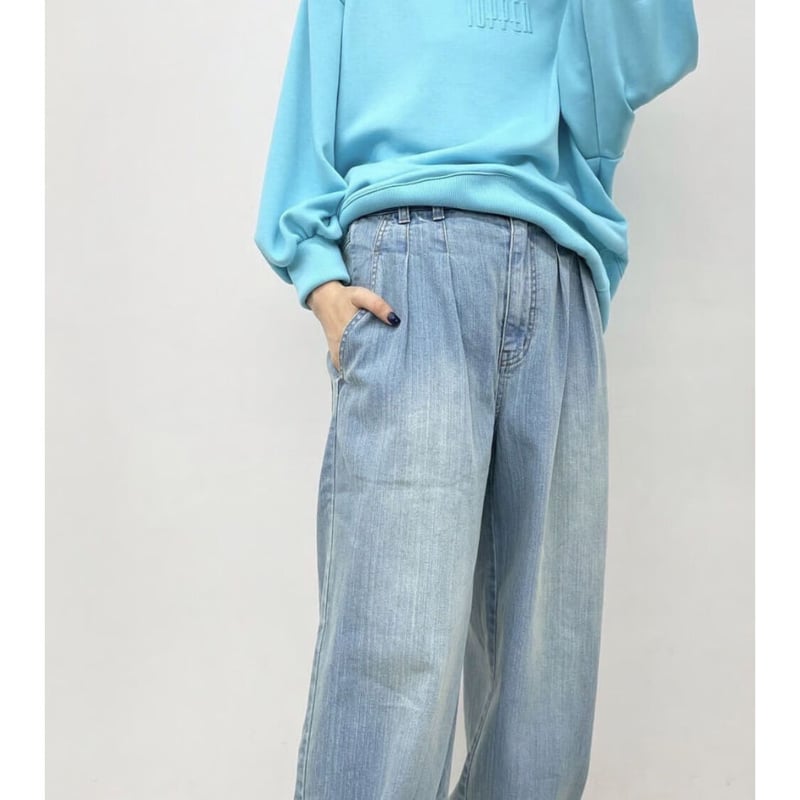 CYNICAL】デニムタックカーブパンツ | selectshop kusukusu CYNICAL】デニムタックカーブパンツ | selectshop kusukusu