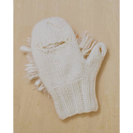 【TODAYFUL】Fringe Knit Armwarmer　※納期11月中旬～12月中旬
