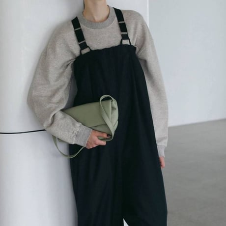 【anuke】Stripe Baretop Combinaison　※納期11月上旬～12月上旬