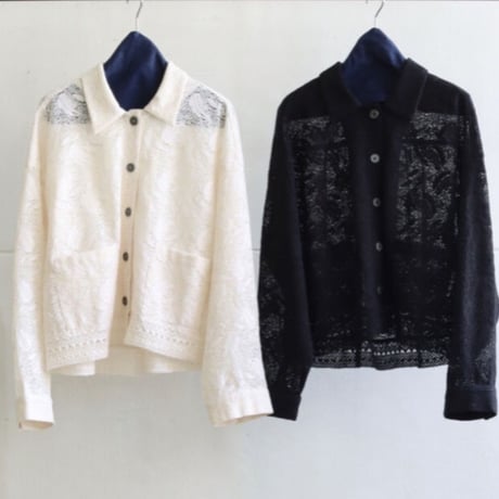 【LE MELANGE】レースブルゾン