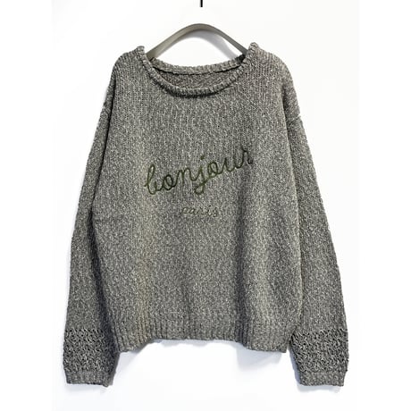 【CHIGNON】ﾛｺﾞｺｯﾄﾝﾆｯﾄPO　納期：12月中旬～1月中旬