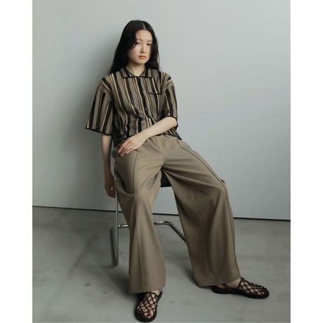 【anuke】Pintuck Wide Pants