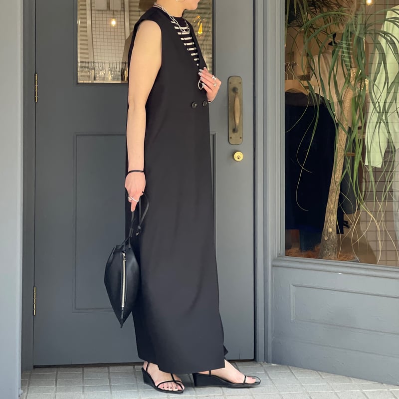 ✨遂に入荷✨【CLOCHE】ジレ風ワンピース | selectshop kusukusu 