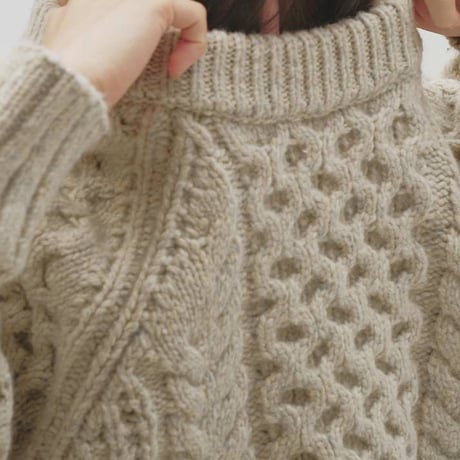 【TODAYFUL】Cable Over Knit　※納期12月中旬～1月中旬