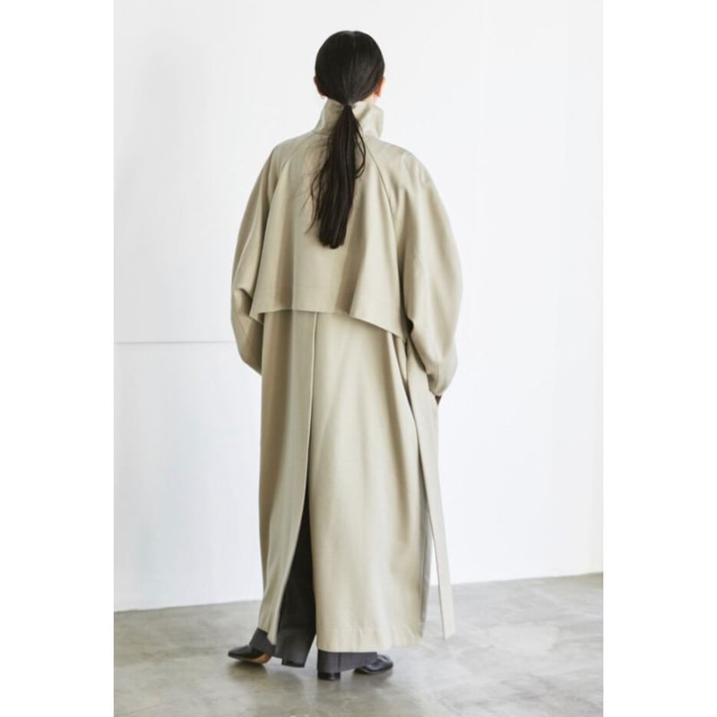 Standcollar Trench Coat | selectshop kusukusu