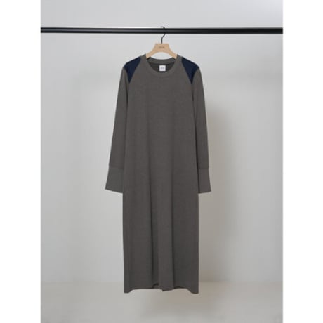 【YENN】FADED RIB DRESS